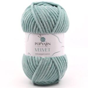 Włóczka Popyarn Velvet B023 – Szmaragd – 100g Szenilowa Włóczka do Amigurumi, Kocyków i Swetrów